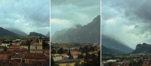 Storm over Arco at Lake Garda, Italy