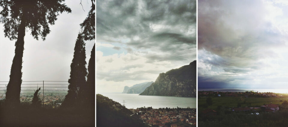 Storm over Lake Garda; Italy