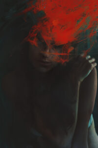 Anja Straubhaar (@Java Models); Tanja Zündt (Hair&Make-up); Christine Polz (Photography); I thought I was an alien, fine art portrait