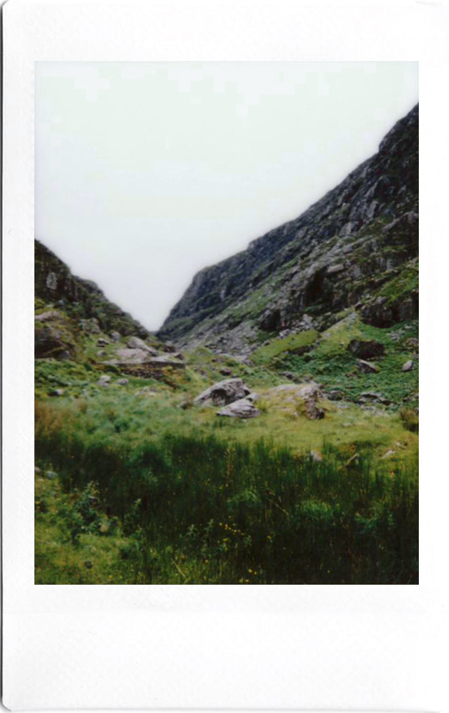 Fujifilm Instax Polaroid; Gap of Dunloe, Ring of Kerry; Ireland