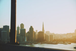 San Francisco bei Sonnenuntergang; Kalifornien
