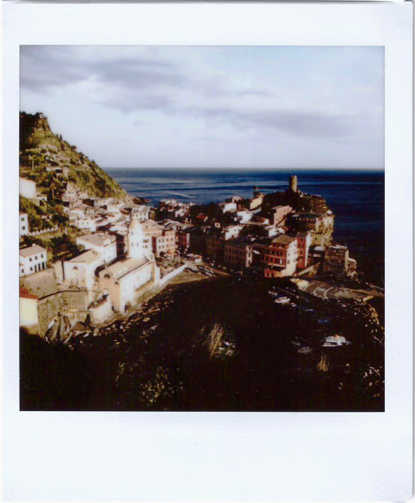 Polaroid; Fujifilm sq10; Cinque Terre, Vernazza